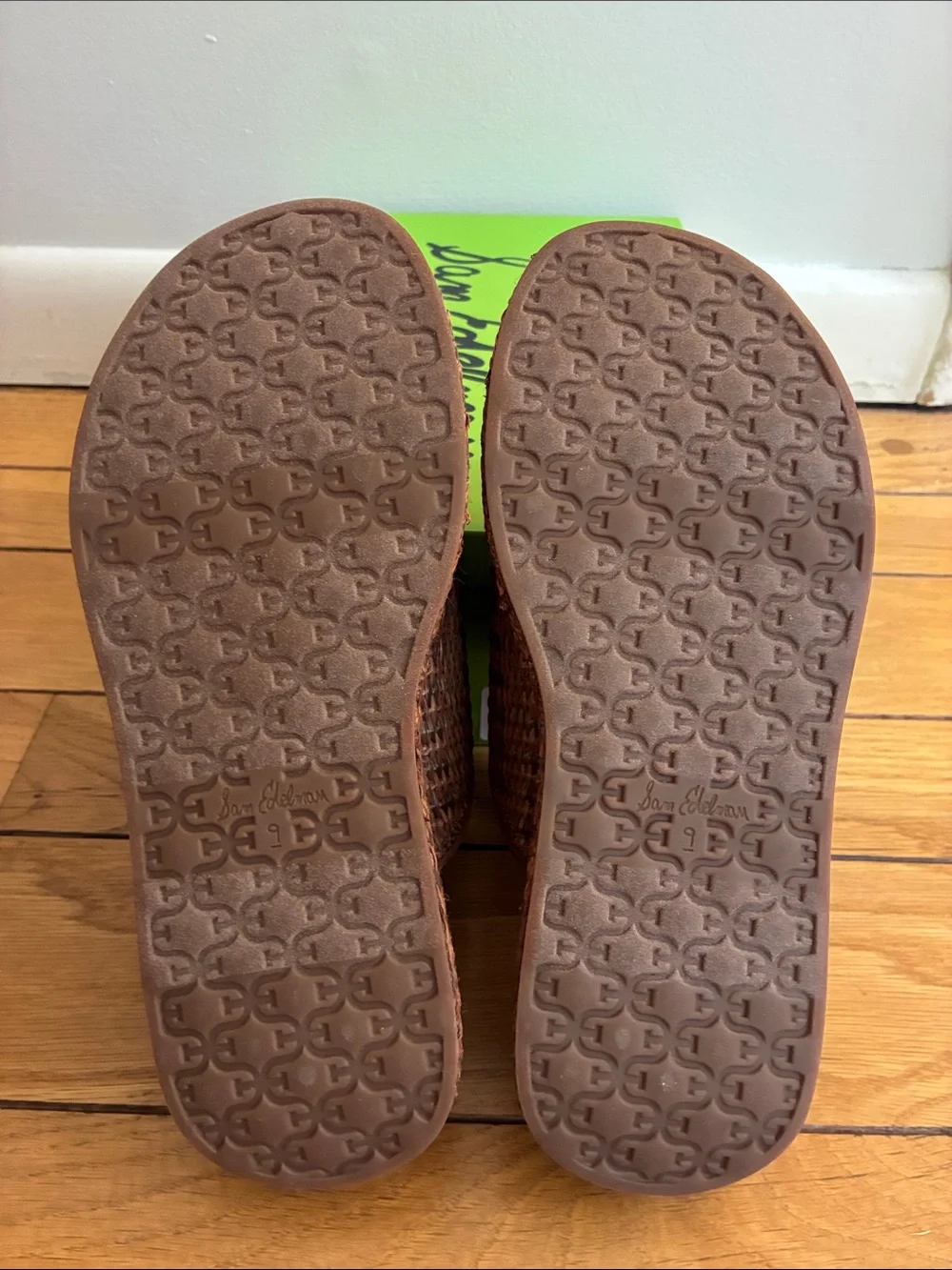 Sam Edelman Nerissa Woven Brown Platform Slide Sandals- Never worn - Picture 3 of 4